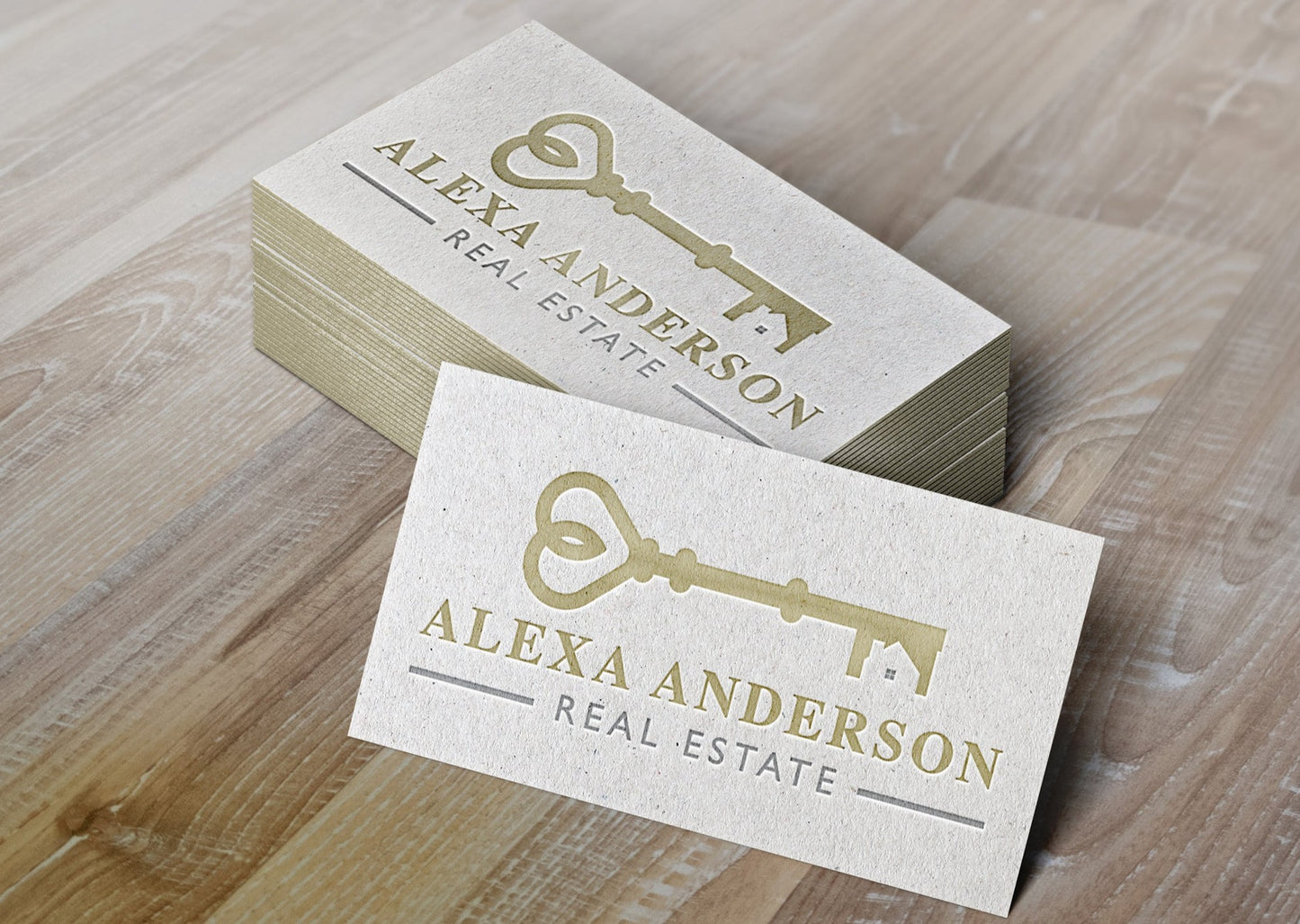 Logo Design - Real Estate | Realtor | Property Management | Vintage Key Logo