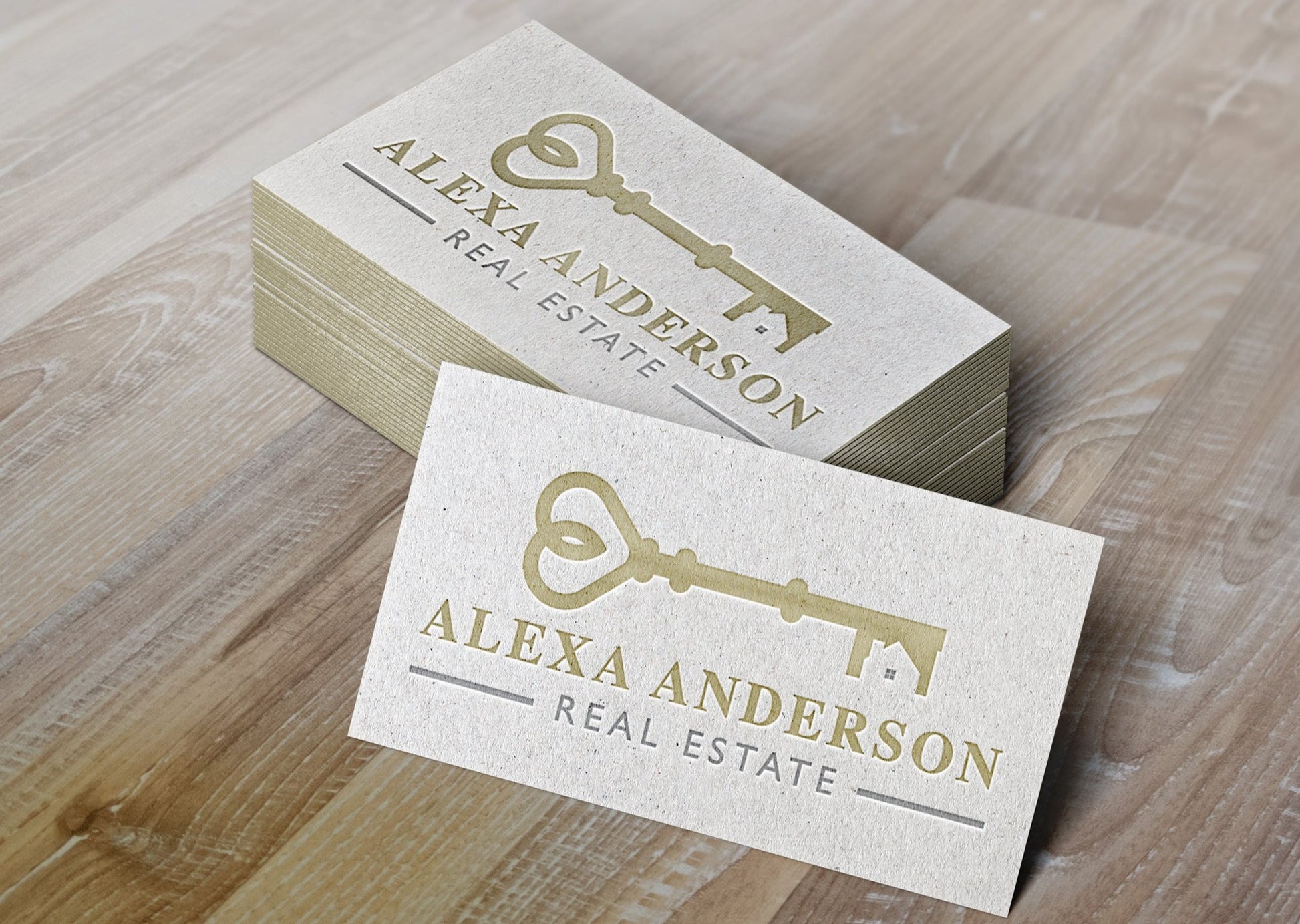 Logo Design - Real Estate | Realtor | Property Management | Vintage Key Logo