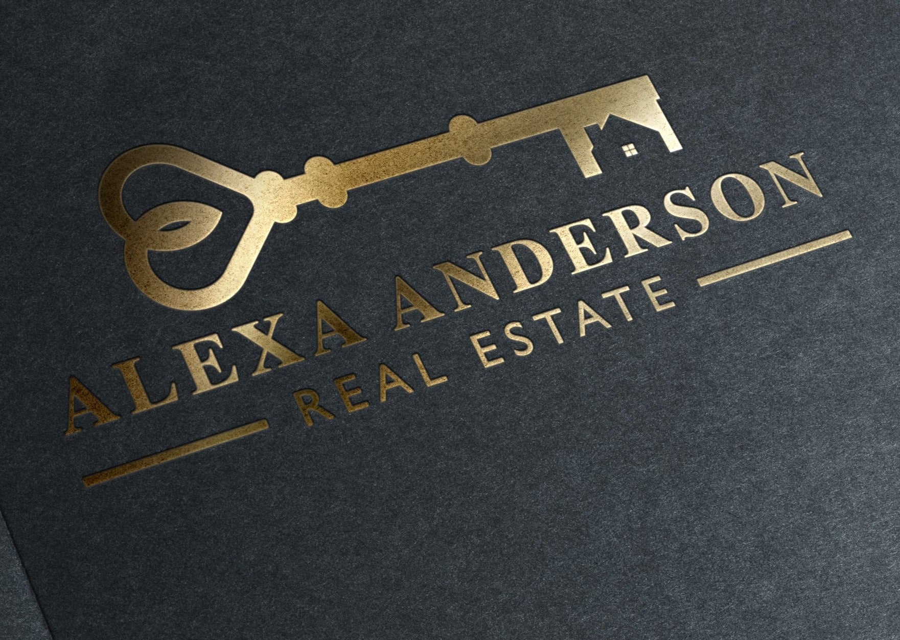 Logo Design - Real Estate | Realtor | Property Management | Vintage Key Logo
