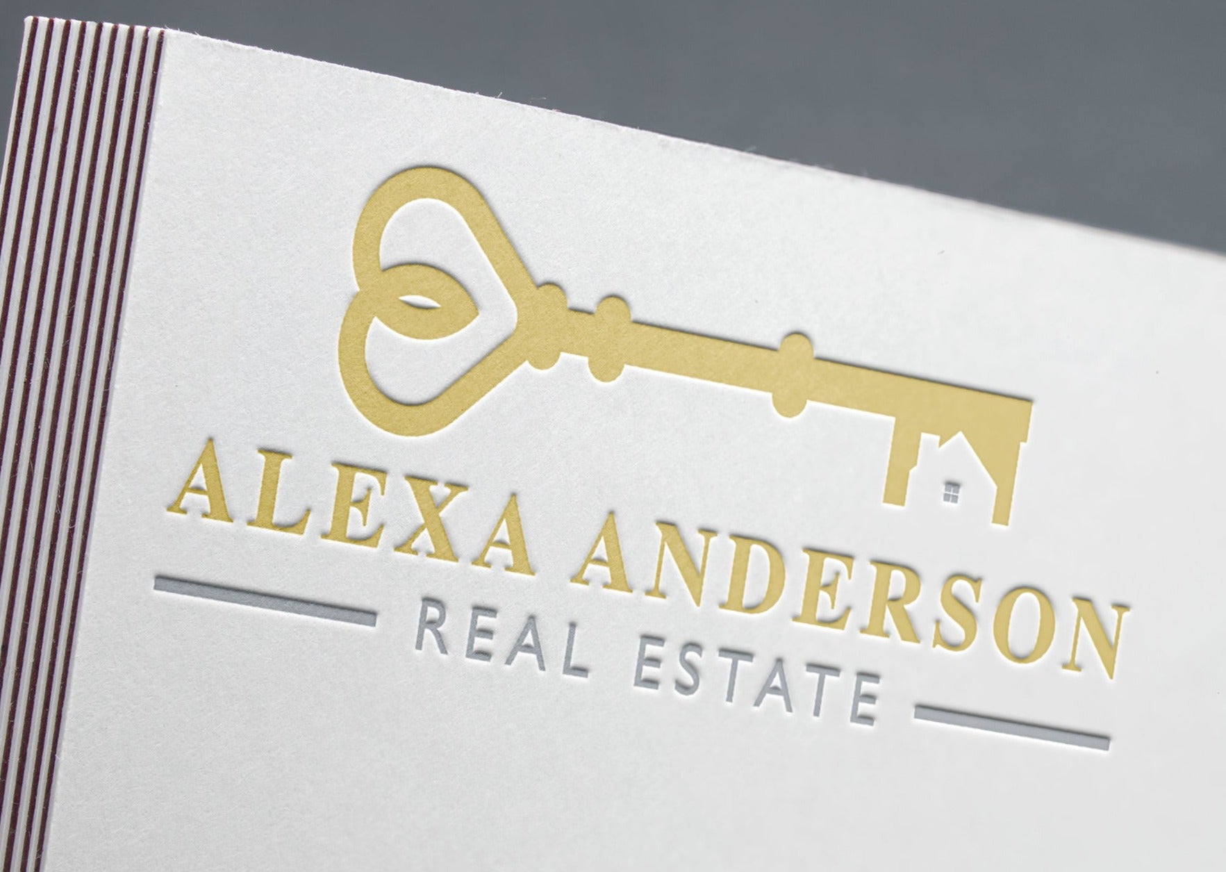 Logo Design - Real Estate | Realtor | Property Management | Vintage Key Logo