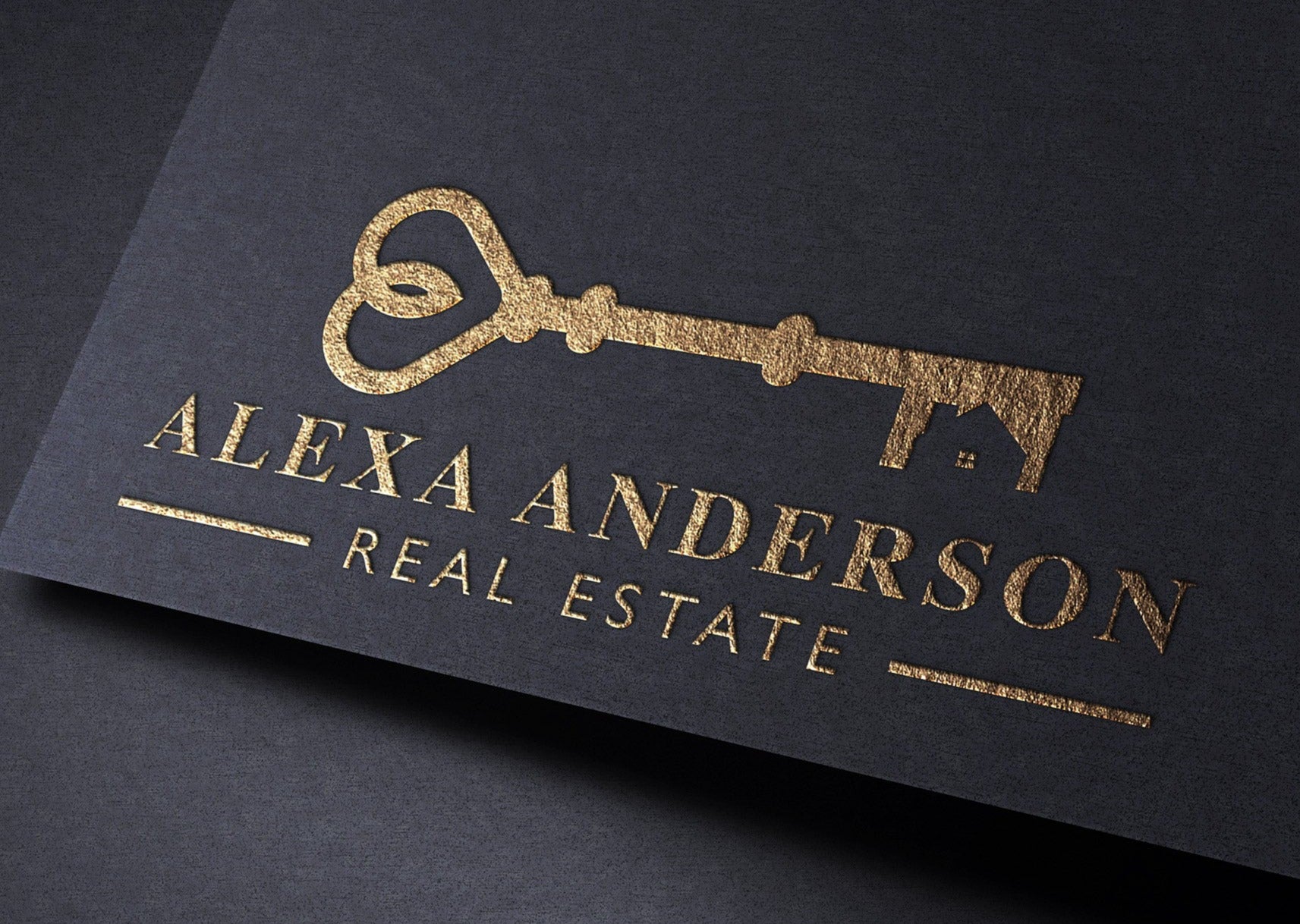 Logo Design - Real Estate | Realtor | Property Management | Vintage Key Logo
