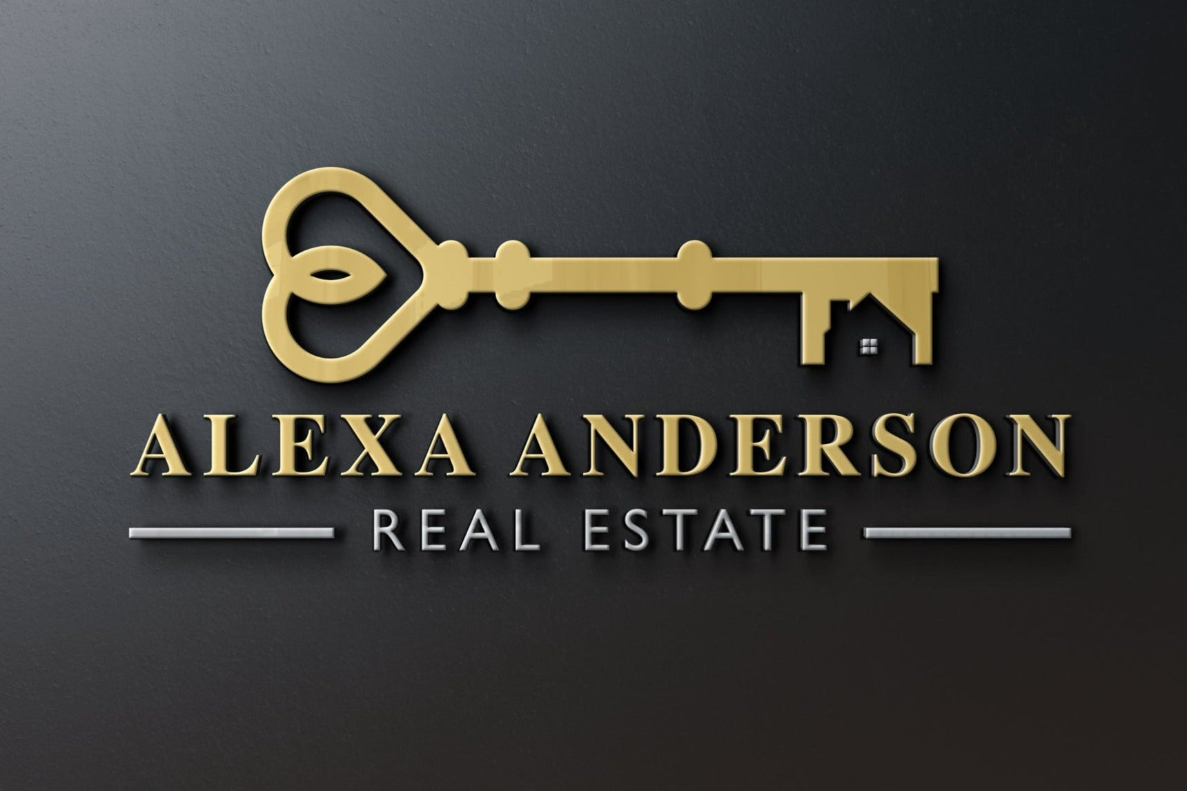 Logo Design - Real Estate | Realtor | Property Management | Vintage Key Logo