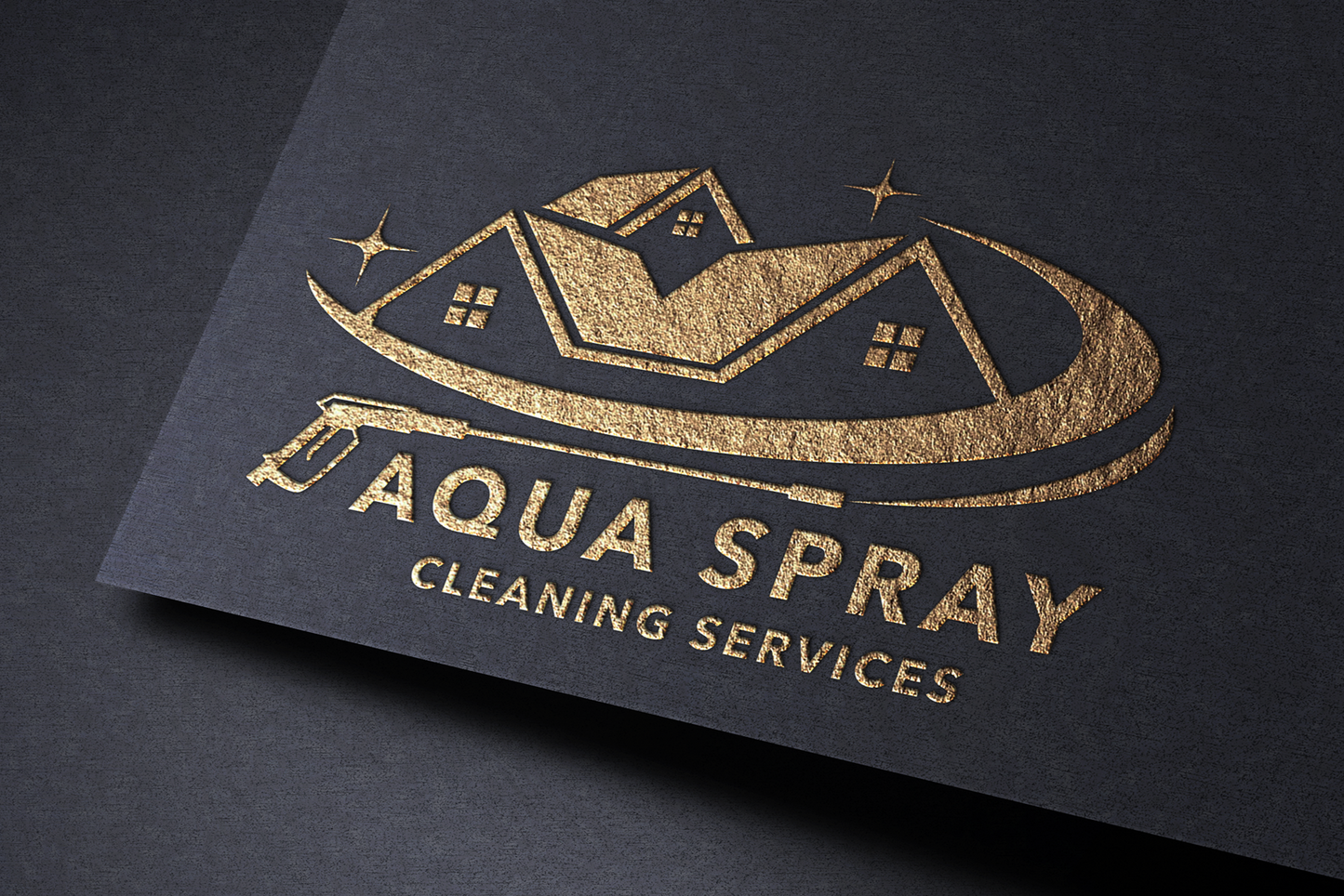 Logo Design - Pressure Washing Logo | Cleaning Services Design | Pressure Washer Design | House Cleaning Logo