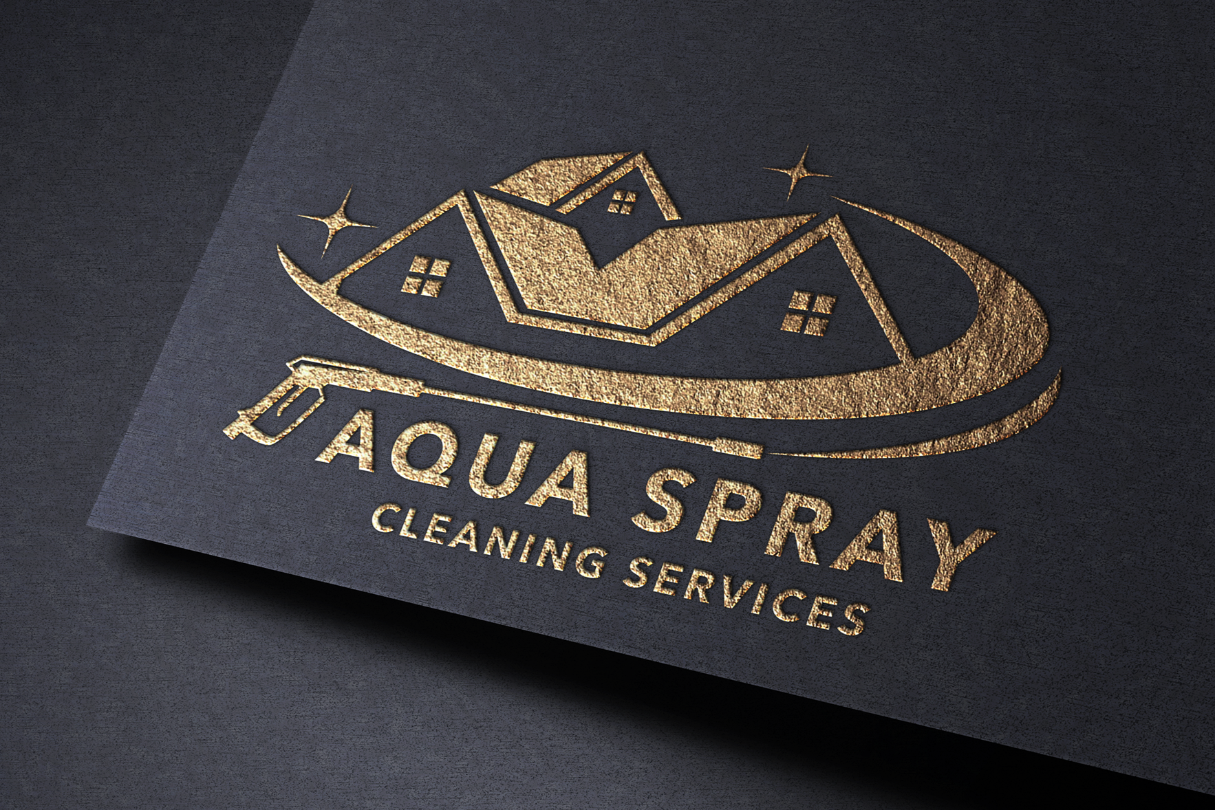 Logo Design - Pressure Washing Logo | Cleaning Services Design | Pressure Washer Design | House Cleaning Logo