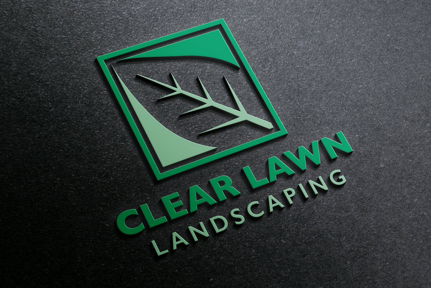 Logo Design - Lawn Care Logo Design | Landscaping Company Logo | Yard Care Logo | Landscape Design