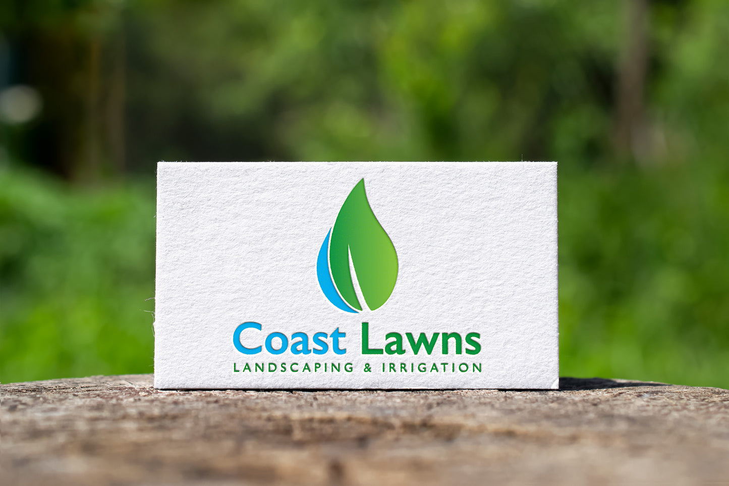 Logo Design - Landscaping Logo | Irrigation Logo Design | Lawn Care Logo | Yard Care | Leaf Design