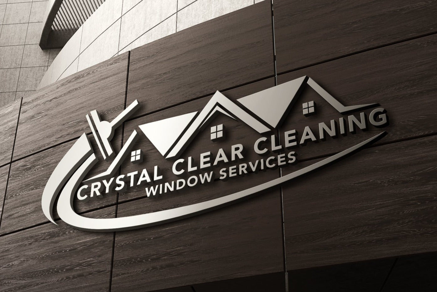 Logo Design - Window Cleaning Logo | Window Washing Logo Design | Cleaning Services Logo | Window Design