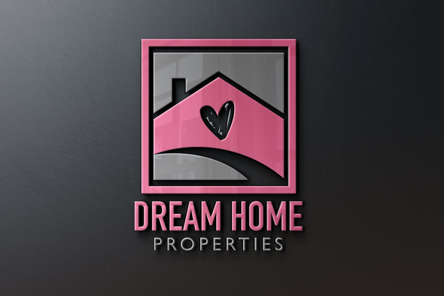 Logo Design - Realtor Logo Design | Property Management Logo | House Design | Home Logo | Heart Design