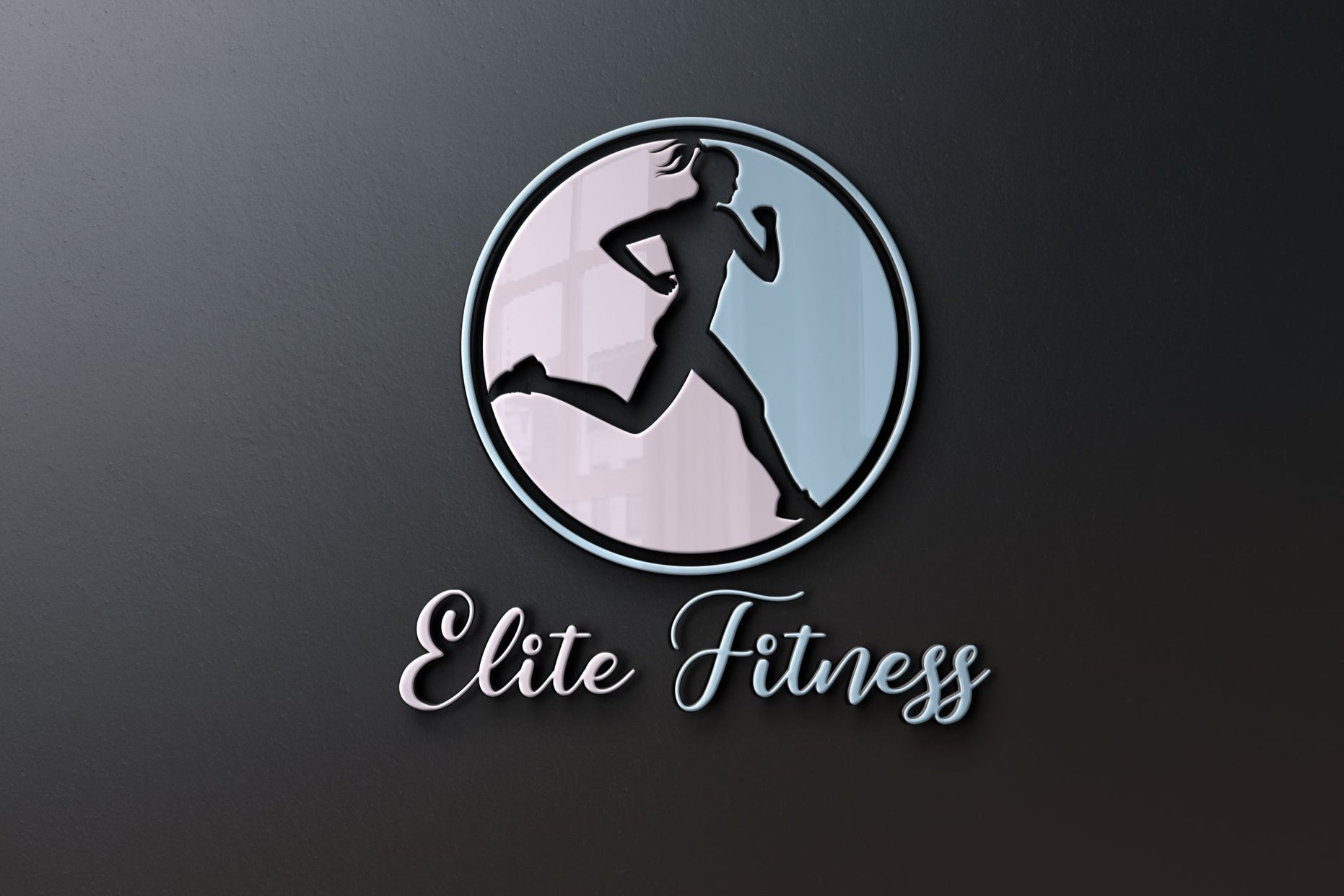 Diseño de logotipo - Fitness | Ajuste | Corredor | Entrenamiento perso –  Cinco Creative, image size:1862x1242