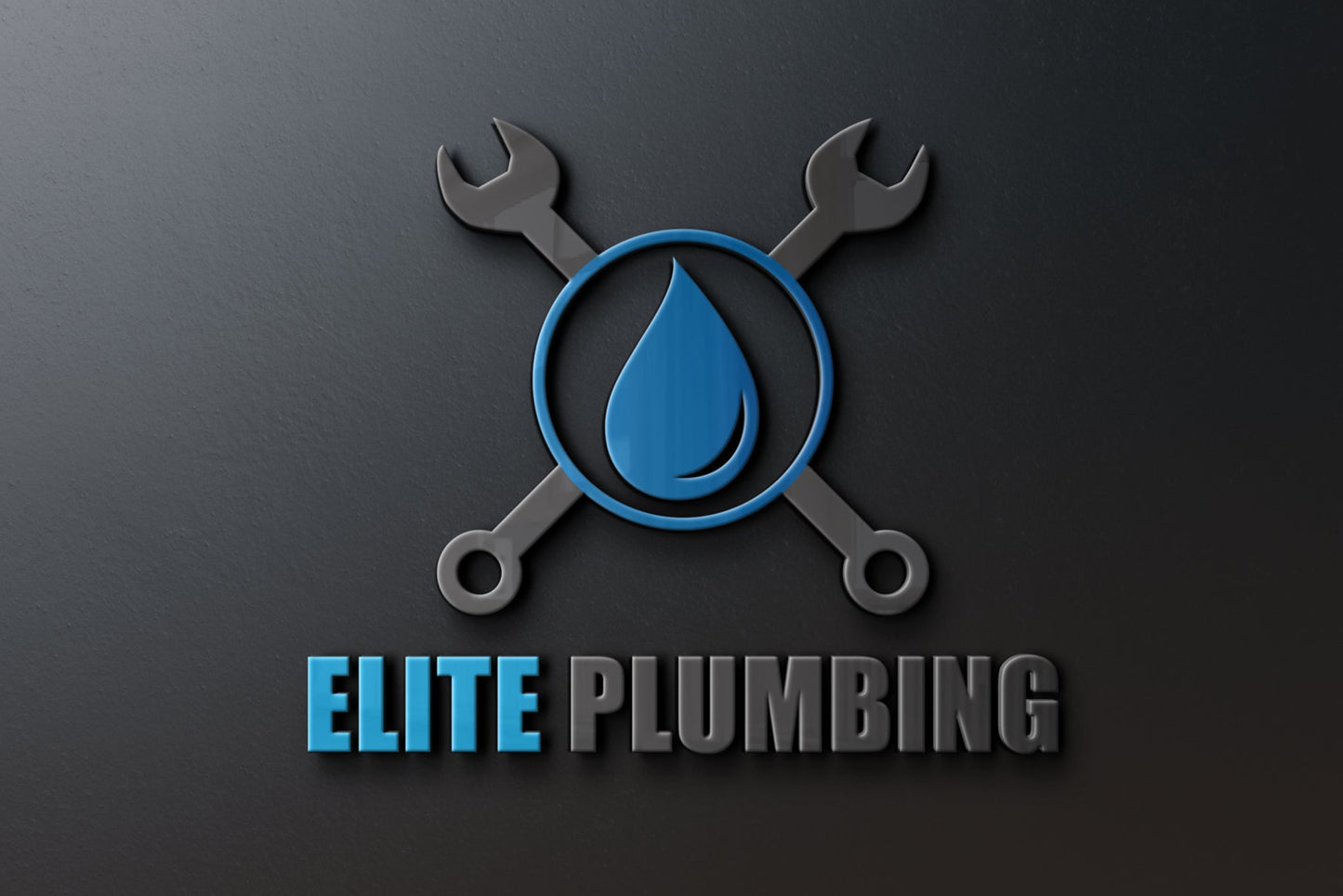 Logo Design - Plumbing Services Logo | Plumber Logo | Wrench | Plumbing Business Logo