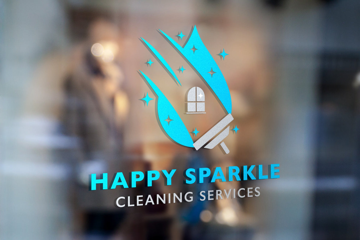 Logo Design - Cleaning Company Logo | Cleaning Logo | Cleaning Services Logo | House Cleaning Logo