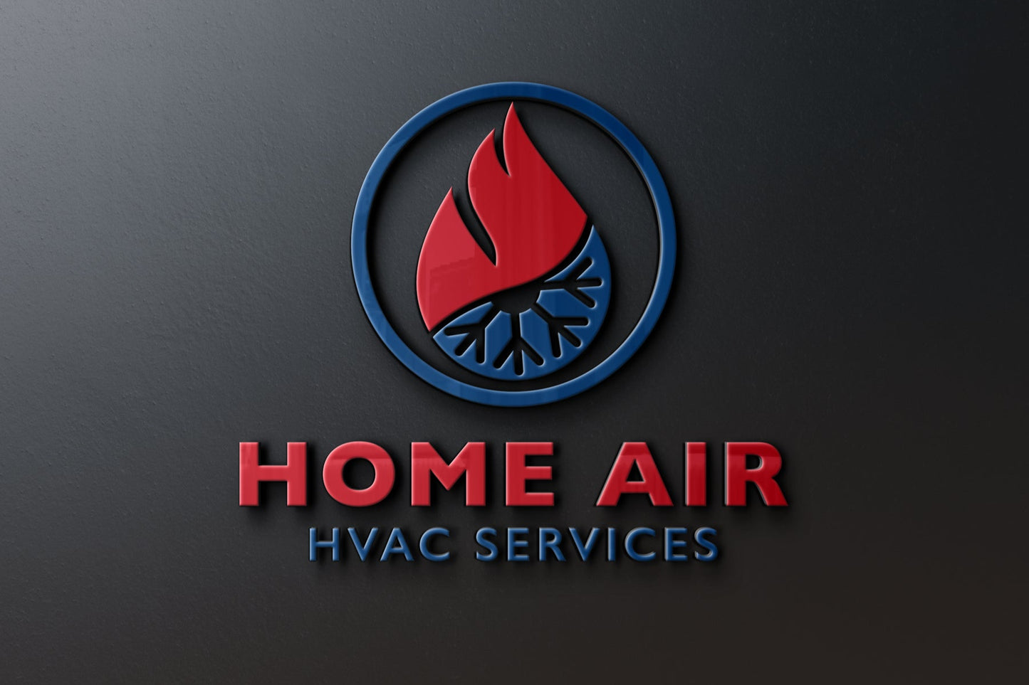 Logo Design - HVAC Logo | Air Conditioning Logo | Heating Logo| Heating Cooling