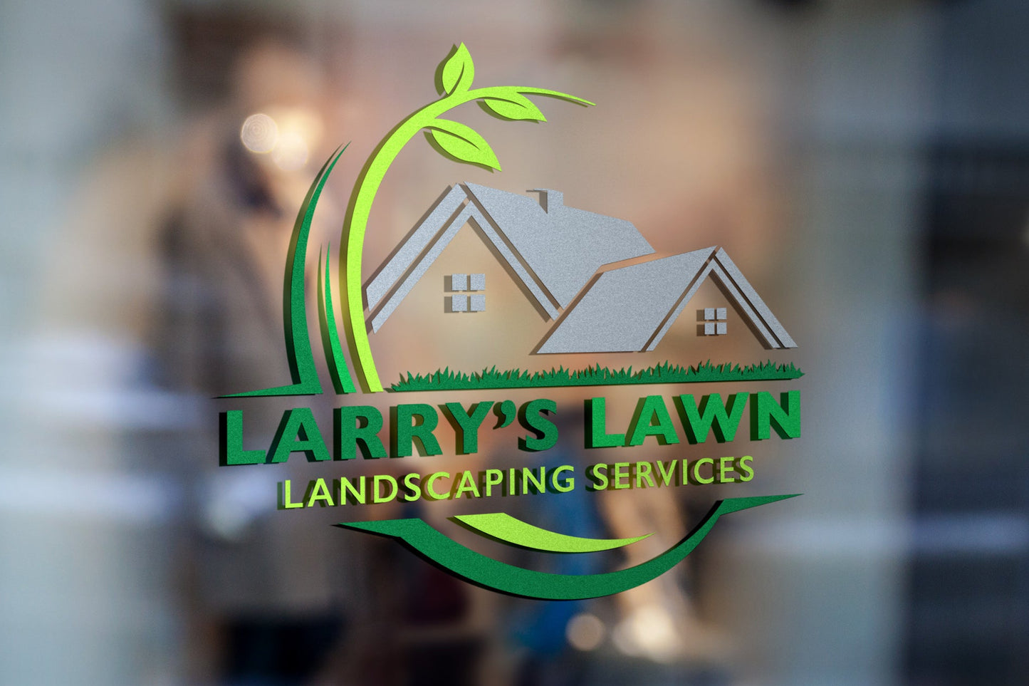 Logo Design - Lawn Care Logo | Landscaping Logo | Lawn Service Logo | Yard Maintenance Logo