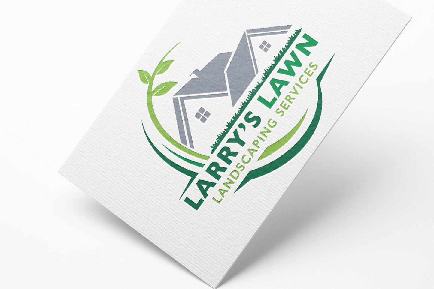 Logo Design - Lawn Care Logo | Landscaping Logo | Lawn Service Logo | Yard Maintenance Logo