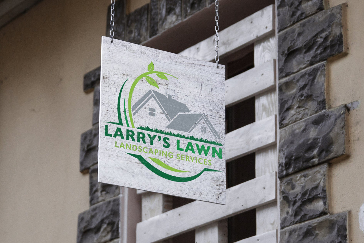 Logo Design - Lawn Care Logo | Landscaping Logo | Lawn Service Logo | Yard Maintenance Logo