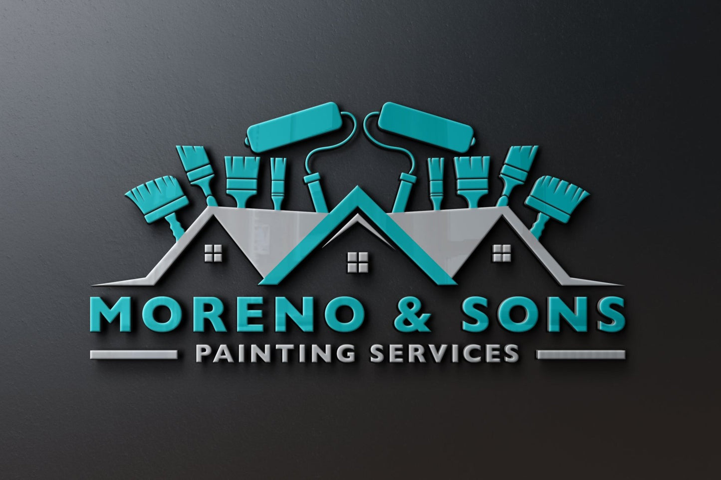 Logo Design - Painting Company Logo Design | Painting Business Logo | Paint Services Logo | Painter Logo