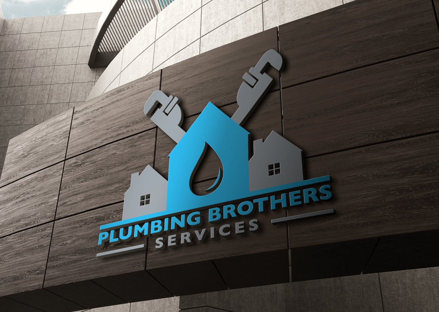 Logo Design - Plumber Logo | Plumbing Services | Home Repair Design | Plumbing Company