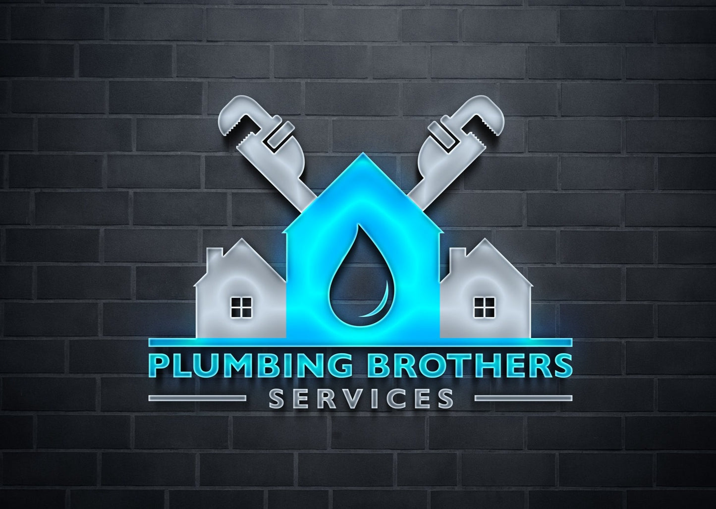 Logo Design - Plumber Logo | Plumbing Services | Home Repair Design | Plumbing Company