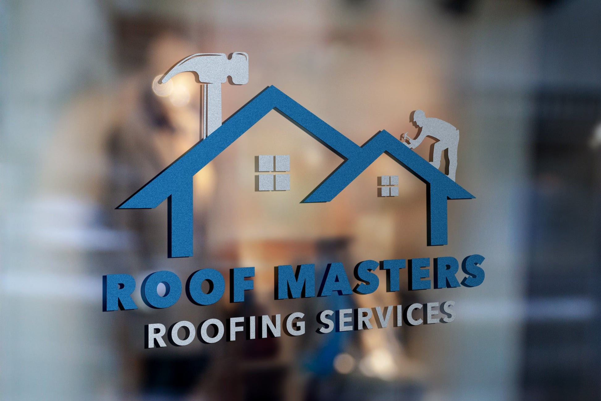 Construction Logo Design | Construction Company Logo | Roofing Logo | Home Remodeling Business Logo | Home Repair Services | Handyman Logo