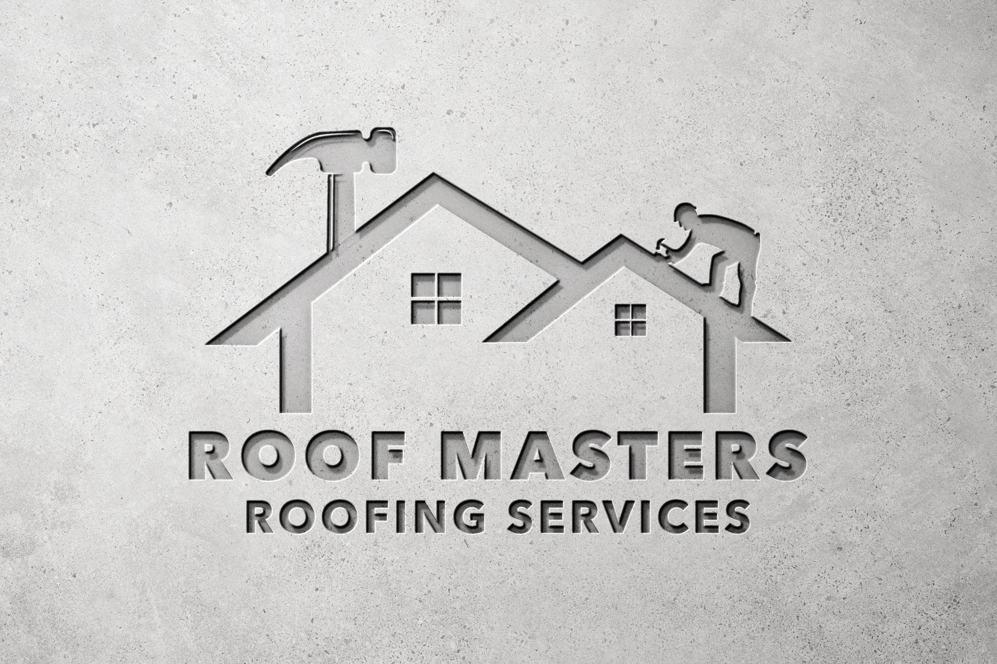 Construction Logo Design | Construction Company Logo | Roofing Logo | Home Remodeling Business Logo | Home Repair Services | Handyman Logo
