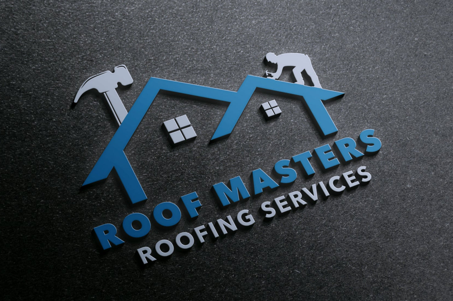 Construction Logo Design | Construction Company Logo | Roofing Logo | Home Remodeling Business Logo | Home Repair Services | Handyman Logo