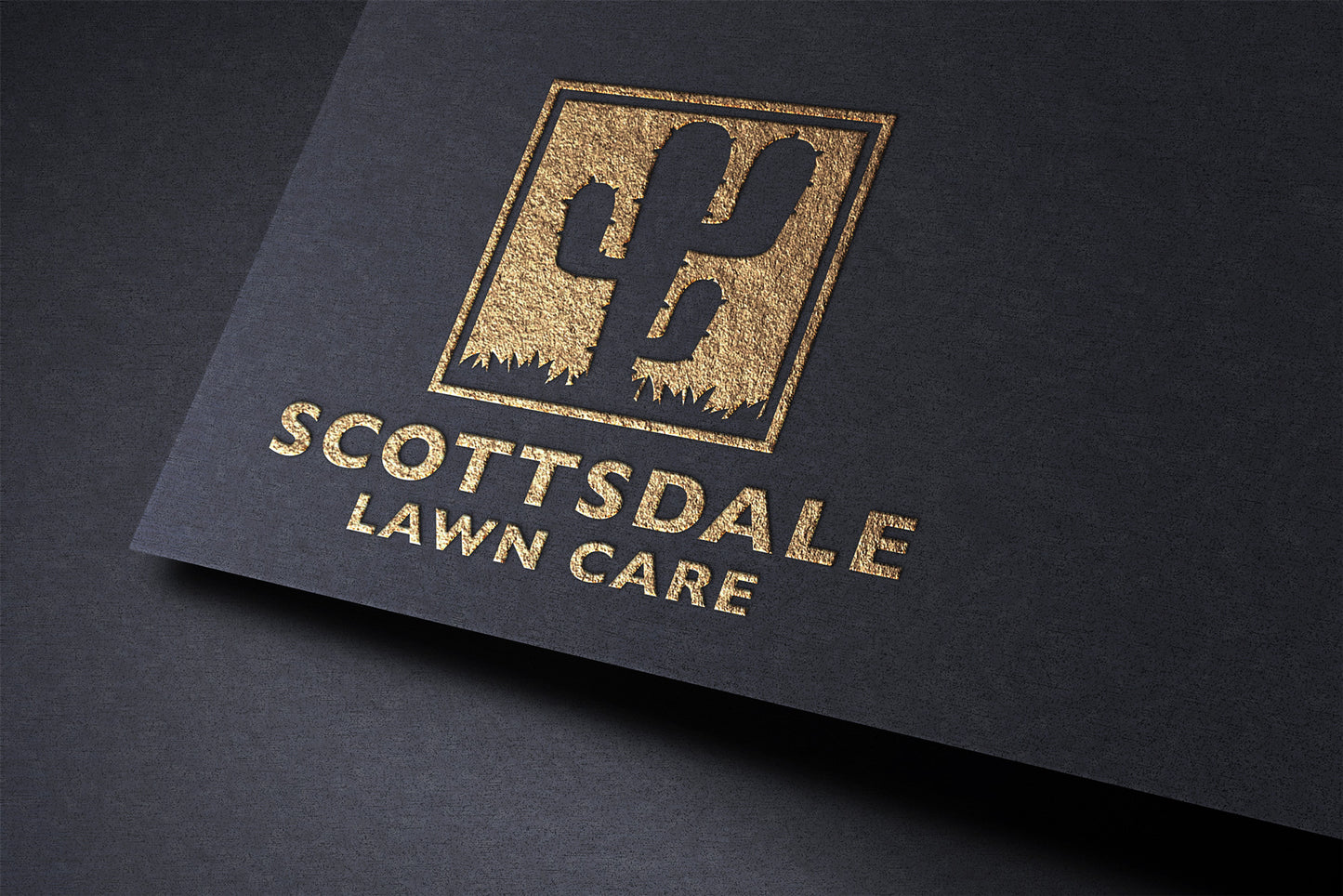 Logo Design - Landscaping Logo | Lawn Care Logo | Cactus Design | Lawn Maintenance Logo | Landscape Design