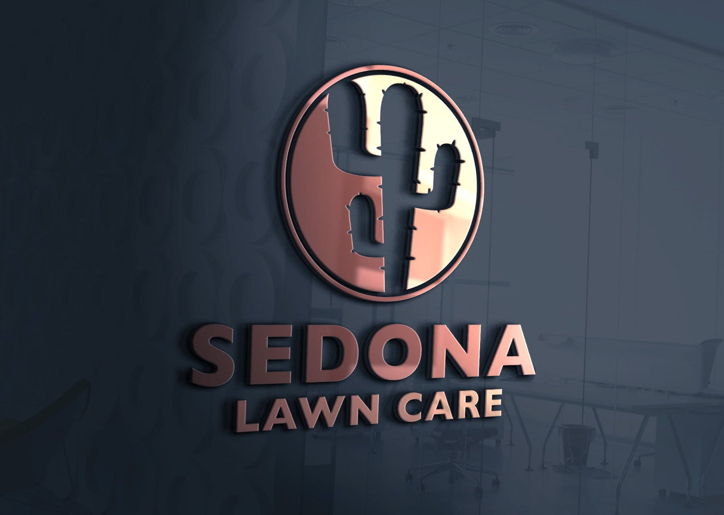 Lawn Care Logo Design | Cactus Logo Design | Landscaping Logo | Cactus Design | Lawn Maintenance Logo | Landscaper Logo | Landscape Design