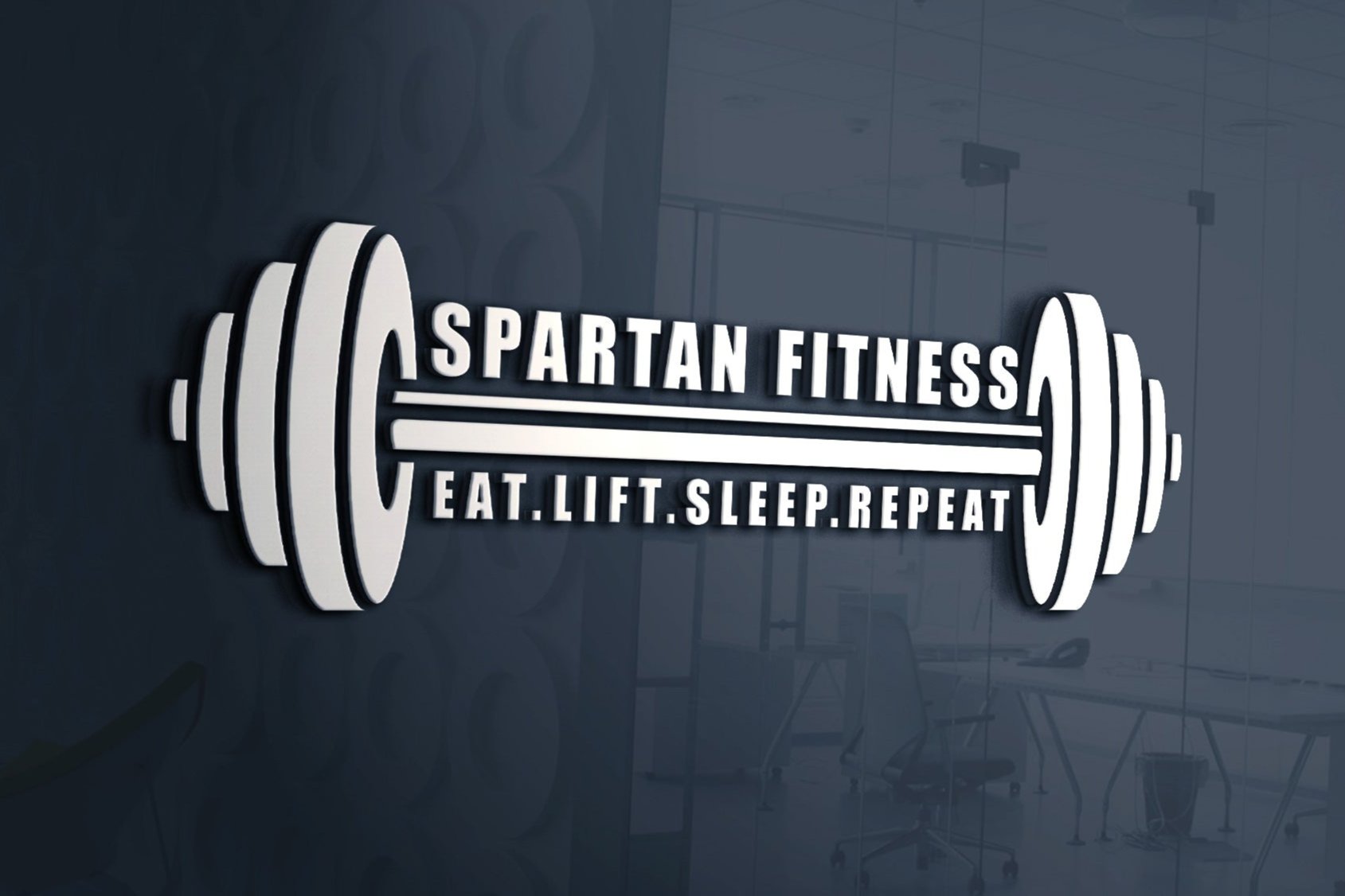 Logo Design - Fitness Logo | Personal Trainer Logo | Fitness Trainer Logo | Barbell Design