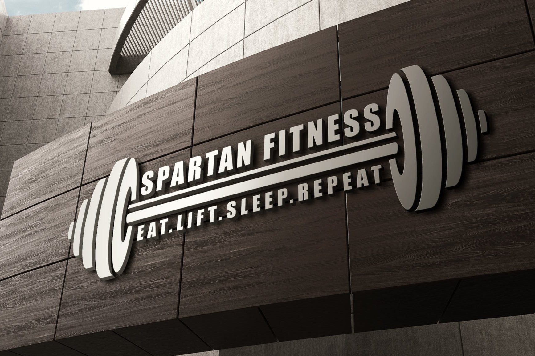 Logo Design - Fitness Logo | Personal Trainer Logo | Fitness Trainer Logo | Barbell Design