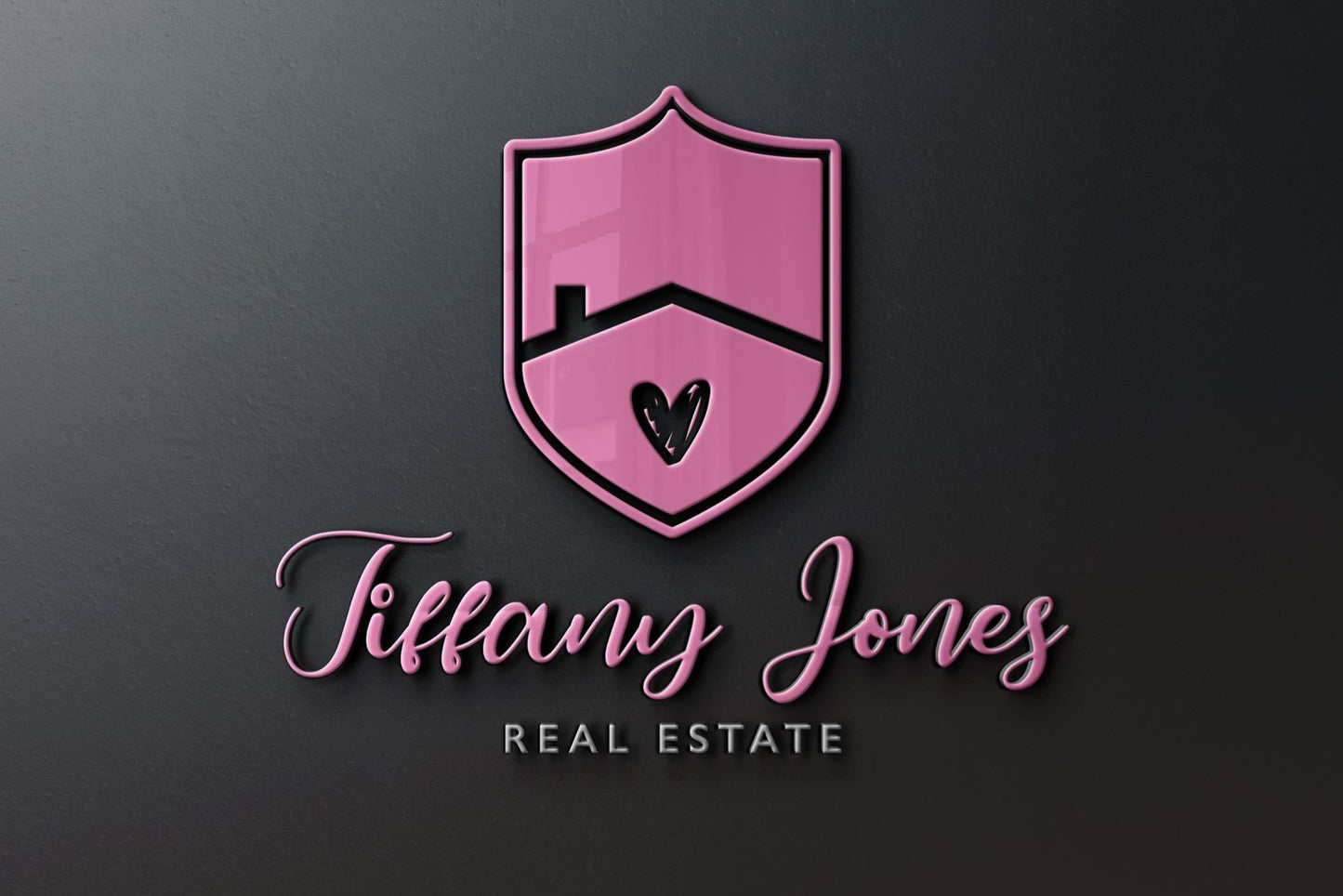 Logo Design - Real Estate Logo | Realtor Logo | House Design | Real Estate Shield | Heart Design