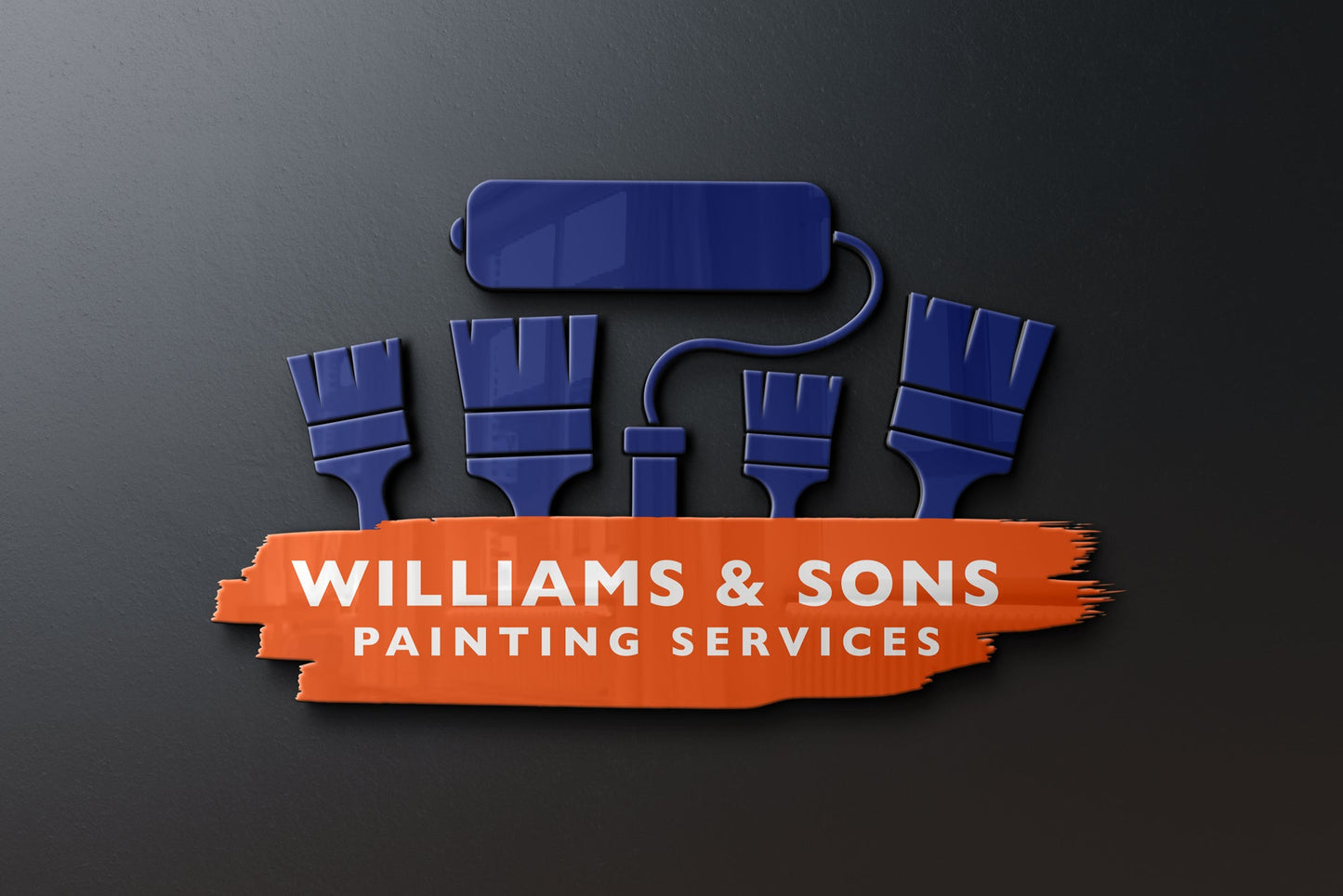 Logo Design - Painting Business Logo | Painting Company Logo | Paint Brush Logo | Remodeling Logo Design