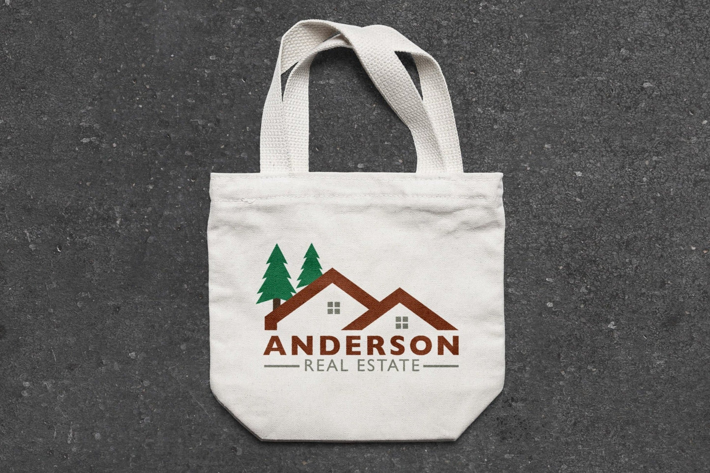 Logo Design Real Estate Realtor Property Management Construction Roofing Tree