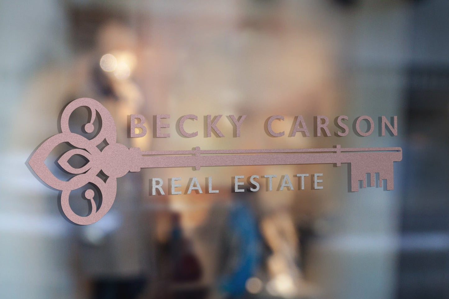 Real Estate Logo Realtor Design Branding Vintage Key Logo Business