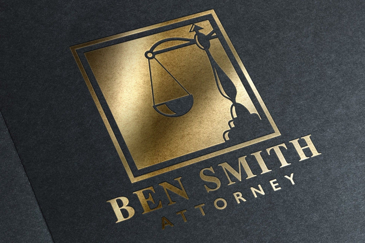 Logo Design lawyer law office attorney at law branding design