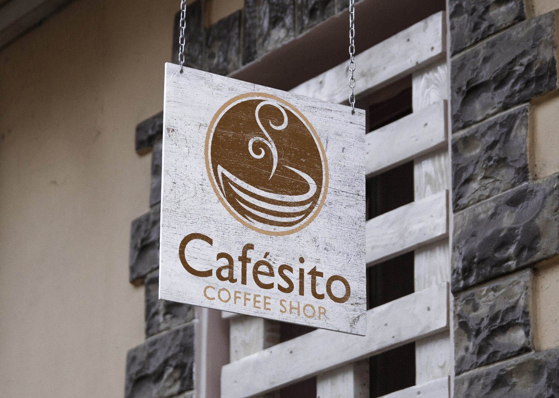 Logo Design - Coffee Shop, Cafe Shop, Coffee Cup, Cafe