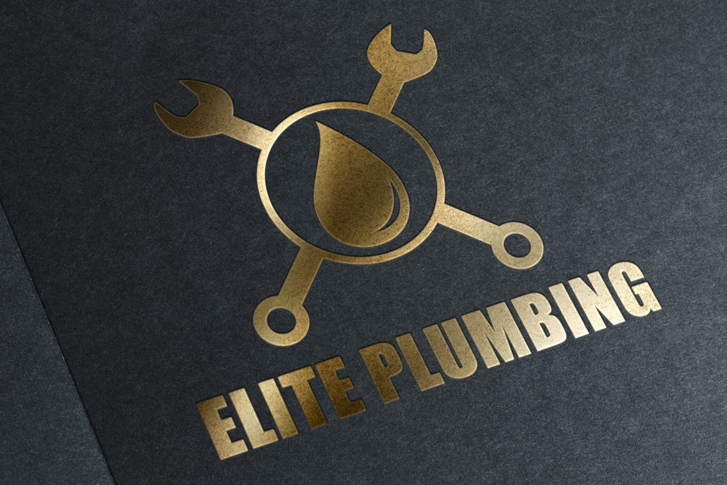 Logo Design - Plumbing Services Logo | Plumber Logo | Wrench | Plumbing Business Logo