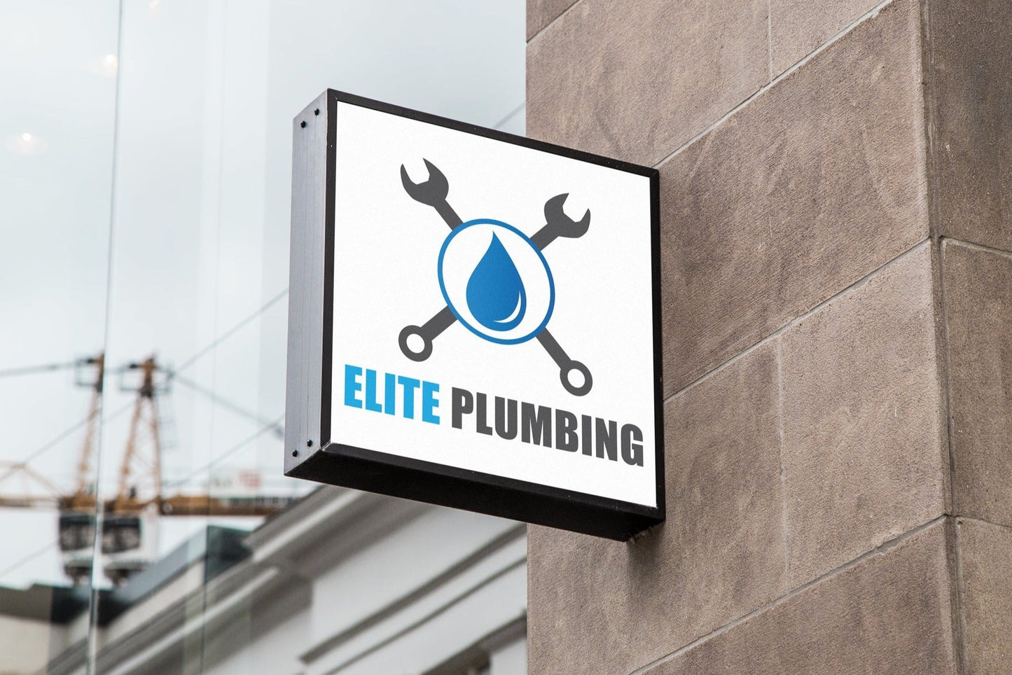 Logo Design - Plumbing Services Logo | Plumber Logo | Wrench | Plumbing Business Logo