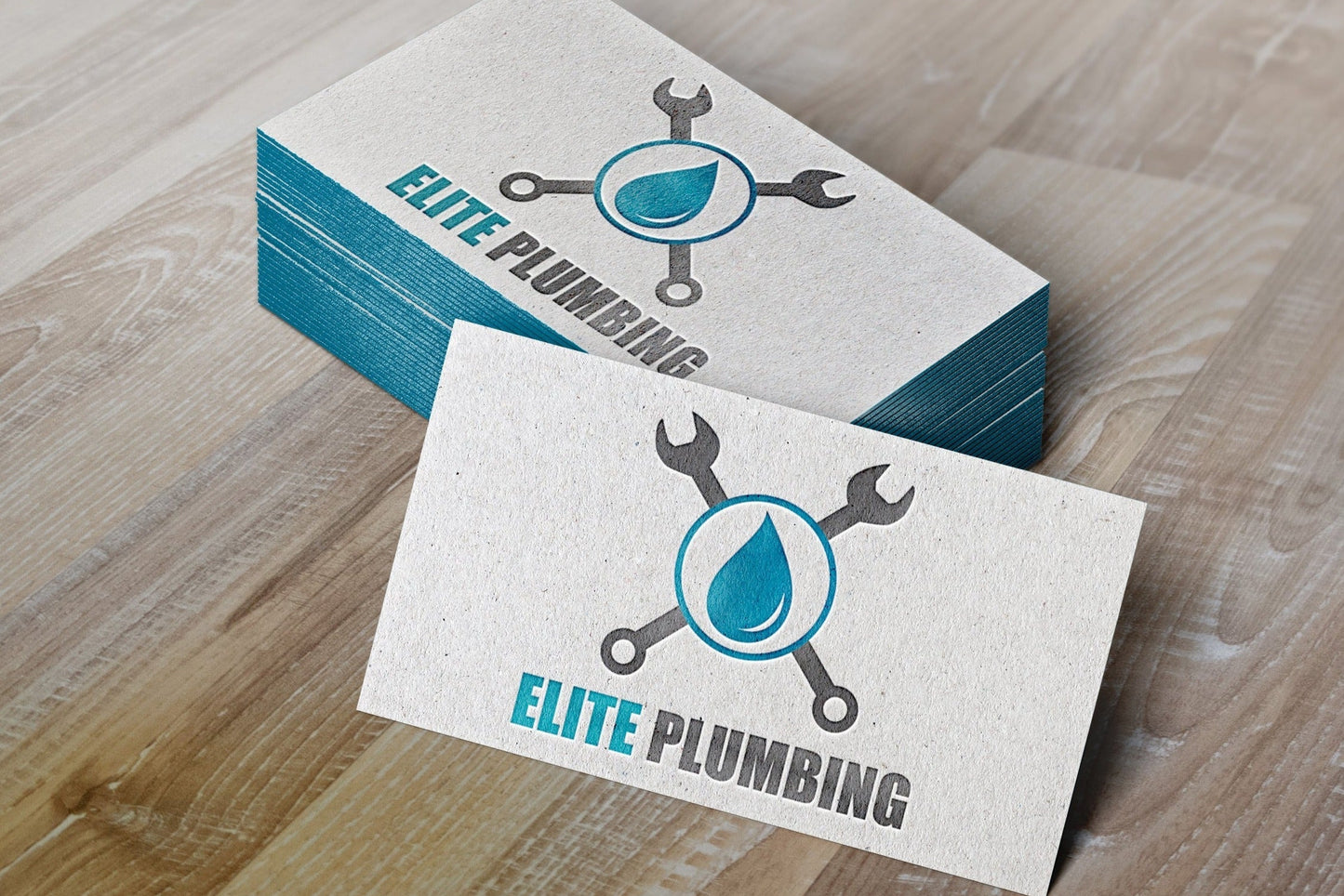 Logo Design - Plumbing Services Logo | Plumber Logo | Wrench | Plumbing Business Logo