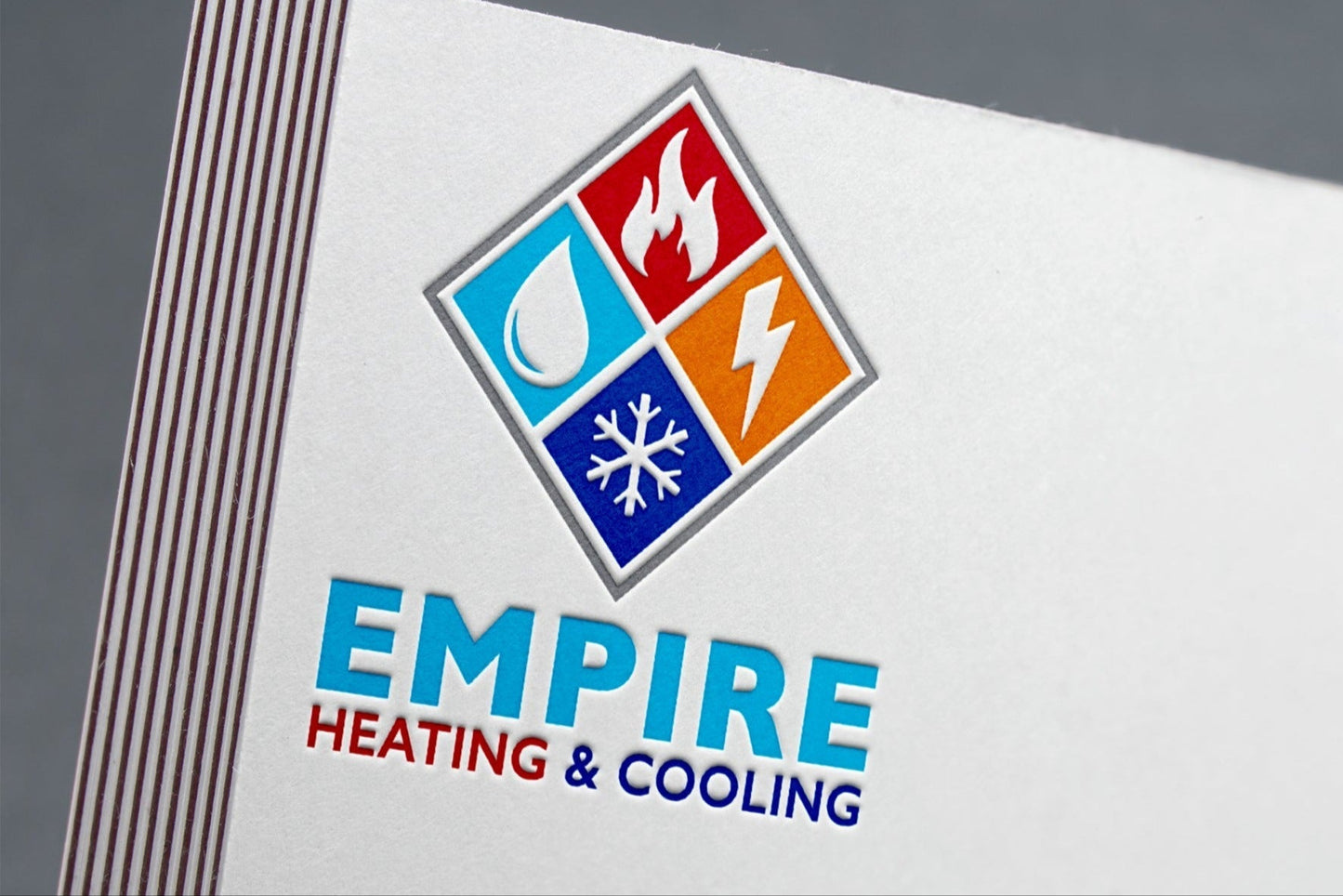 Logo Design - Heating & Air | HVAC Business | Air Conditioning Company | Heating & Cooling Business