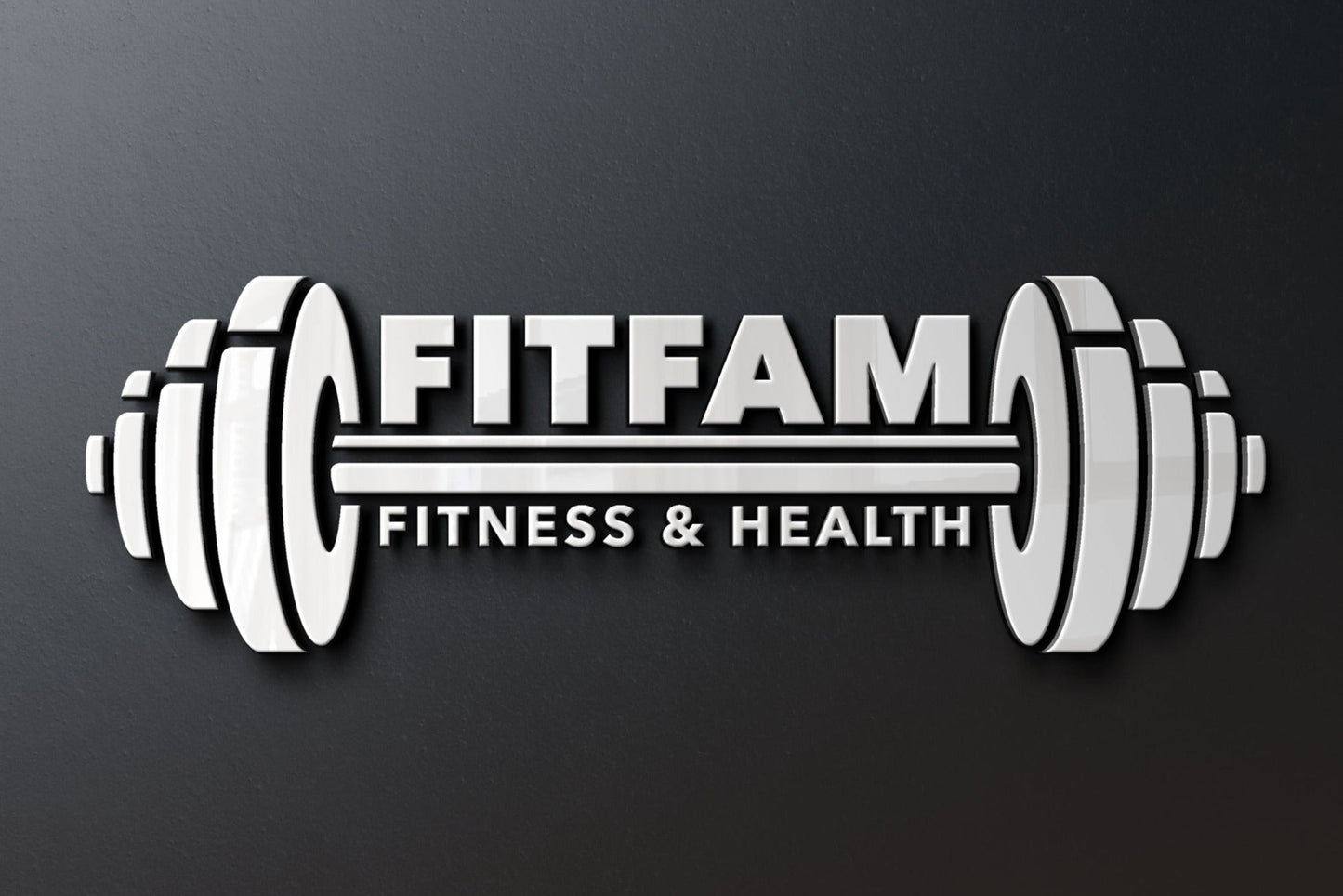 Fitness Logo | Barbell Design | Fitness Trainer | Personal Trainer Logo | Logo Design | Gym | Cross Fit | Weights | Barbell Design