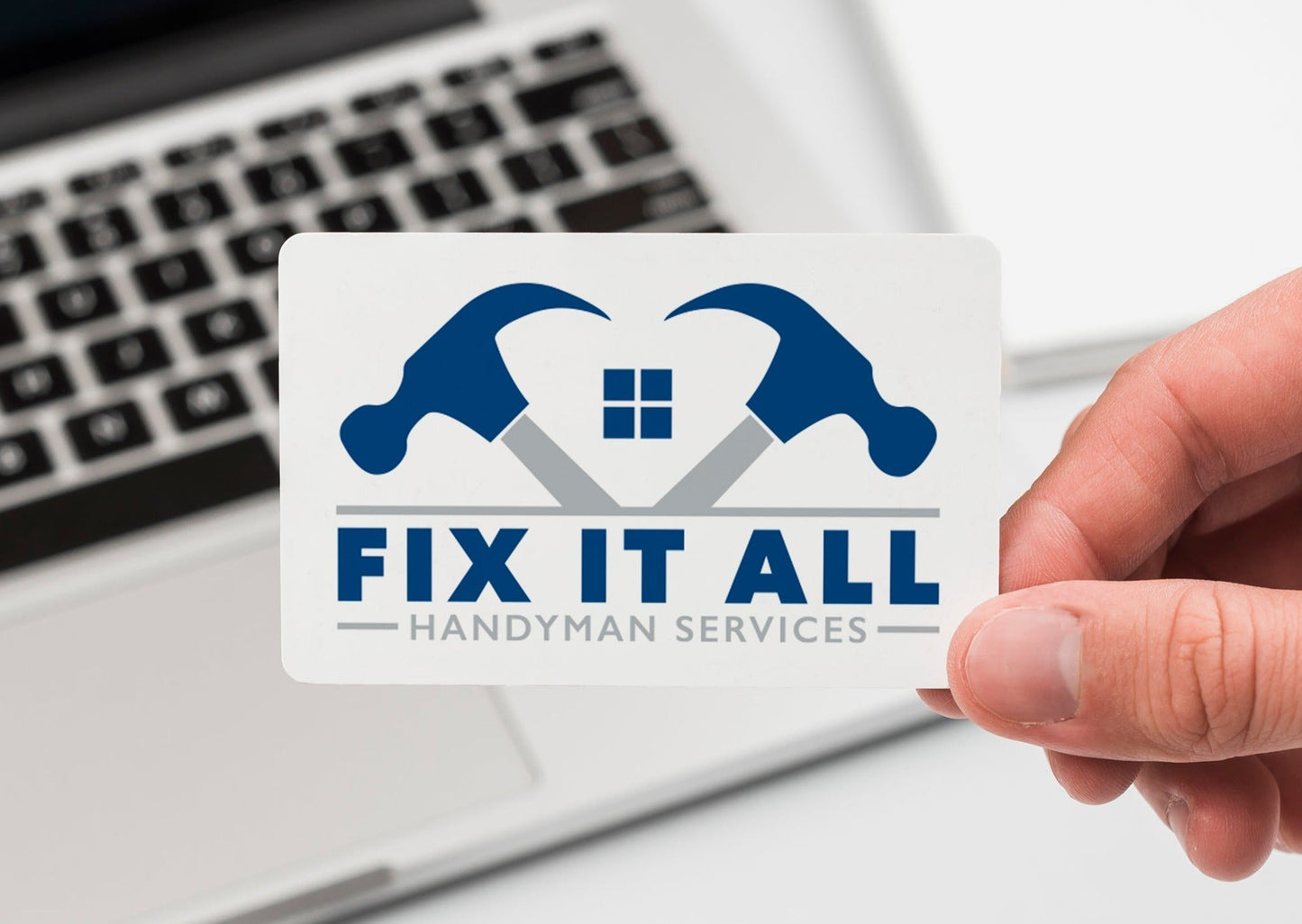 Copy of Logo Design - Construction Business | House Design | Hammer Design | HandyMan Services