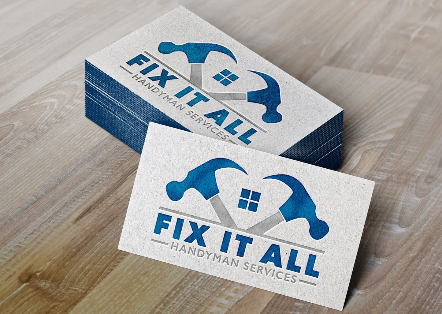 Copy of Logo Design - Construction Business | House Design | Hammer Design | HandyMan Services