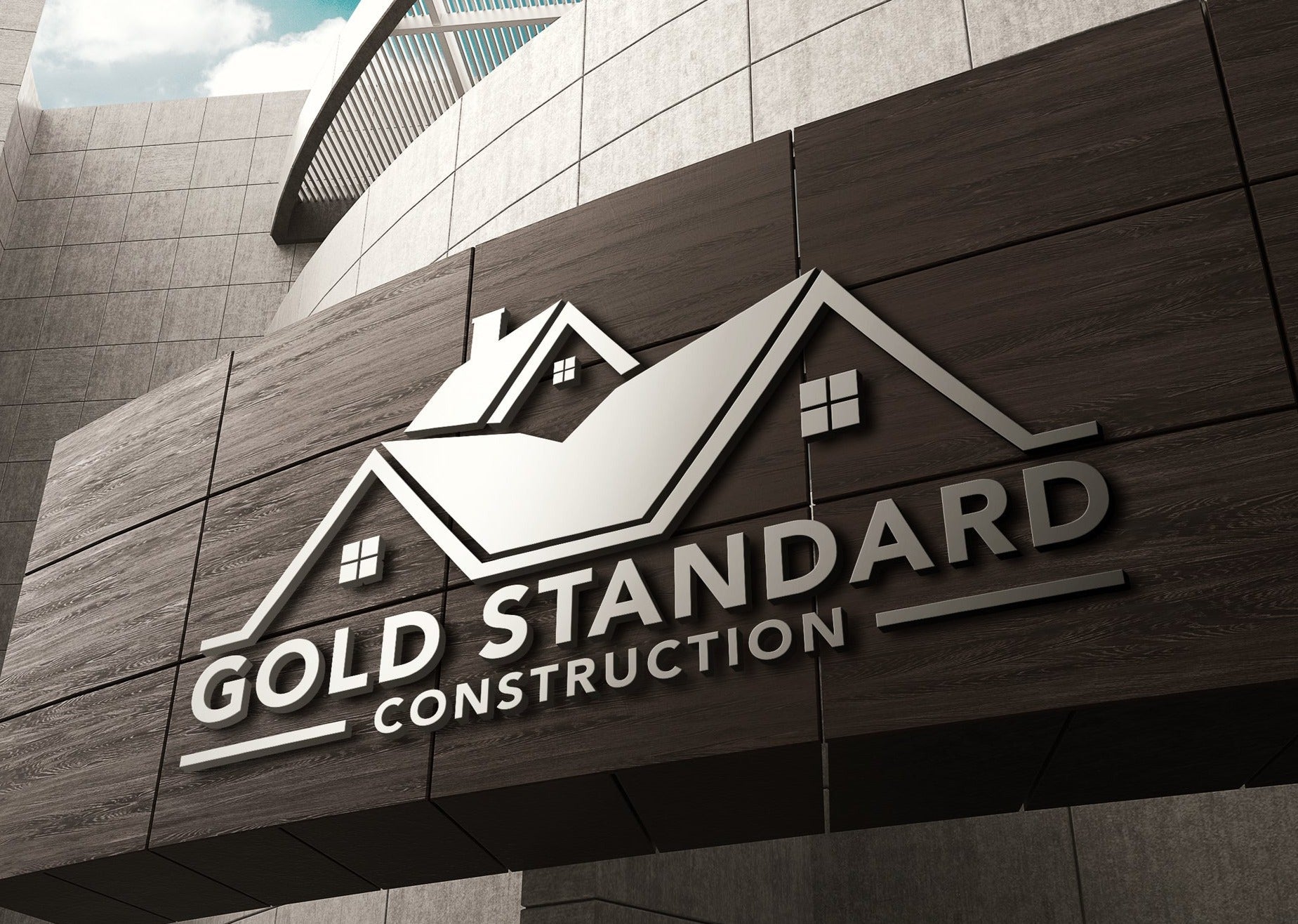 Logo Design - Roofing Business | Home Construction | Home Decor | Hammer Design | Construction