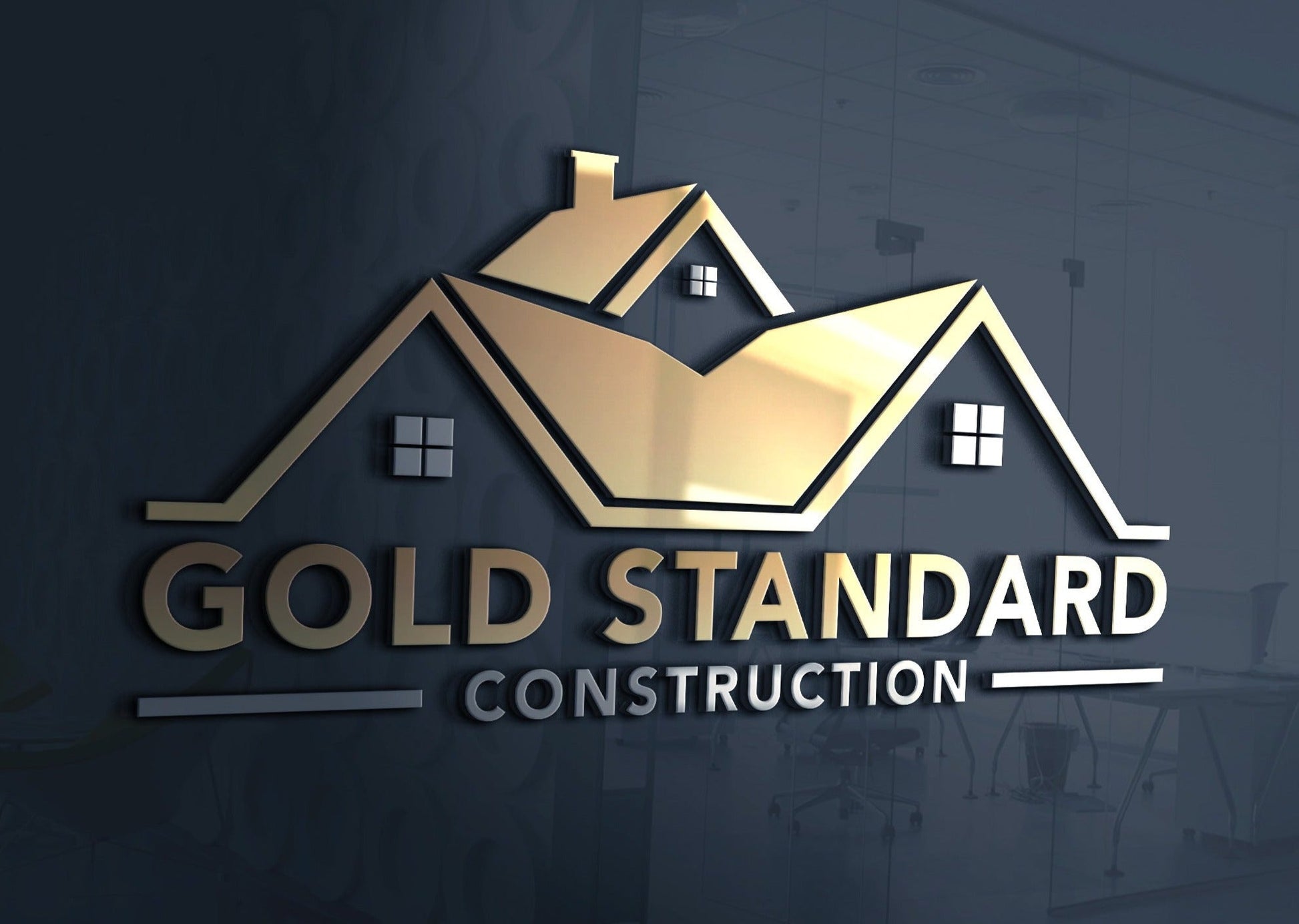Logo Design - Roofing Business | Home Construction | Home Decor | Hammer Design | Construction