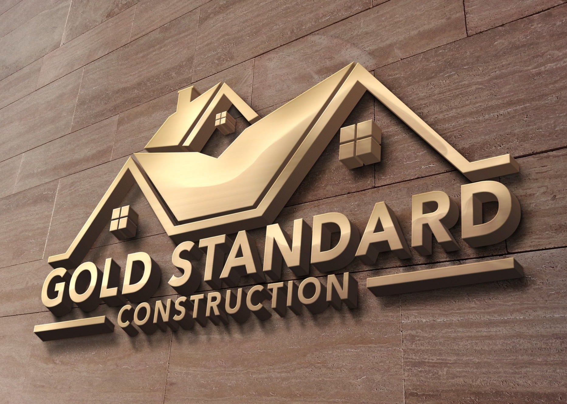 Logo Design - Roofing Business | Home Construction | Home Decor | Hammer Design | Construction