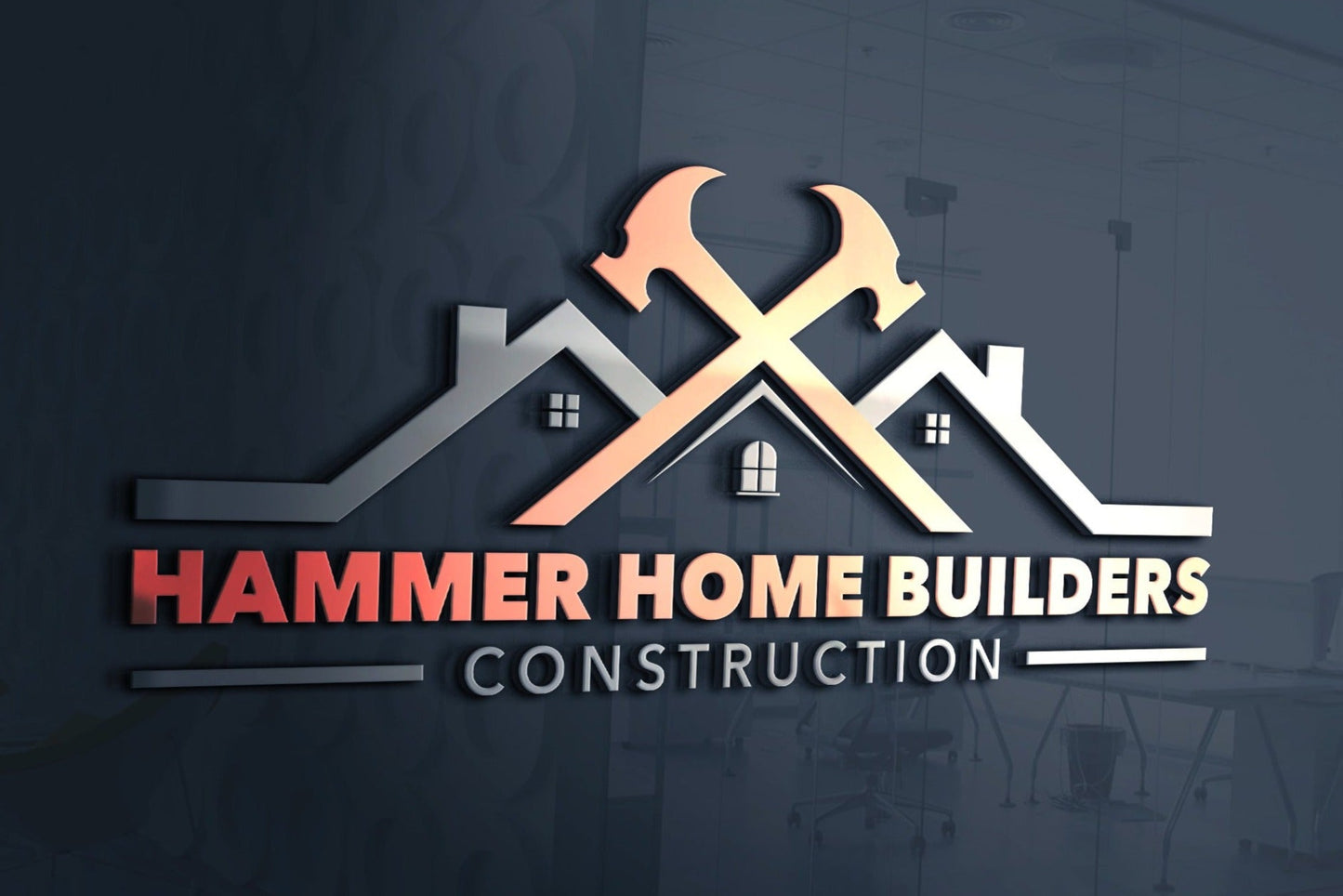 Construction Logo | Real Estate Logo | Logo Design | Real Estate Business | Construction Company | Roofing Logo | Roofers | Real Estate Agent