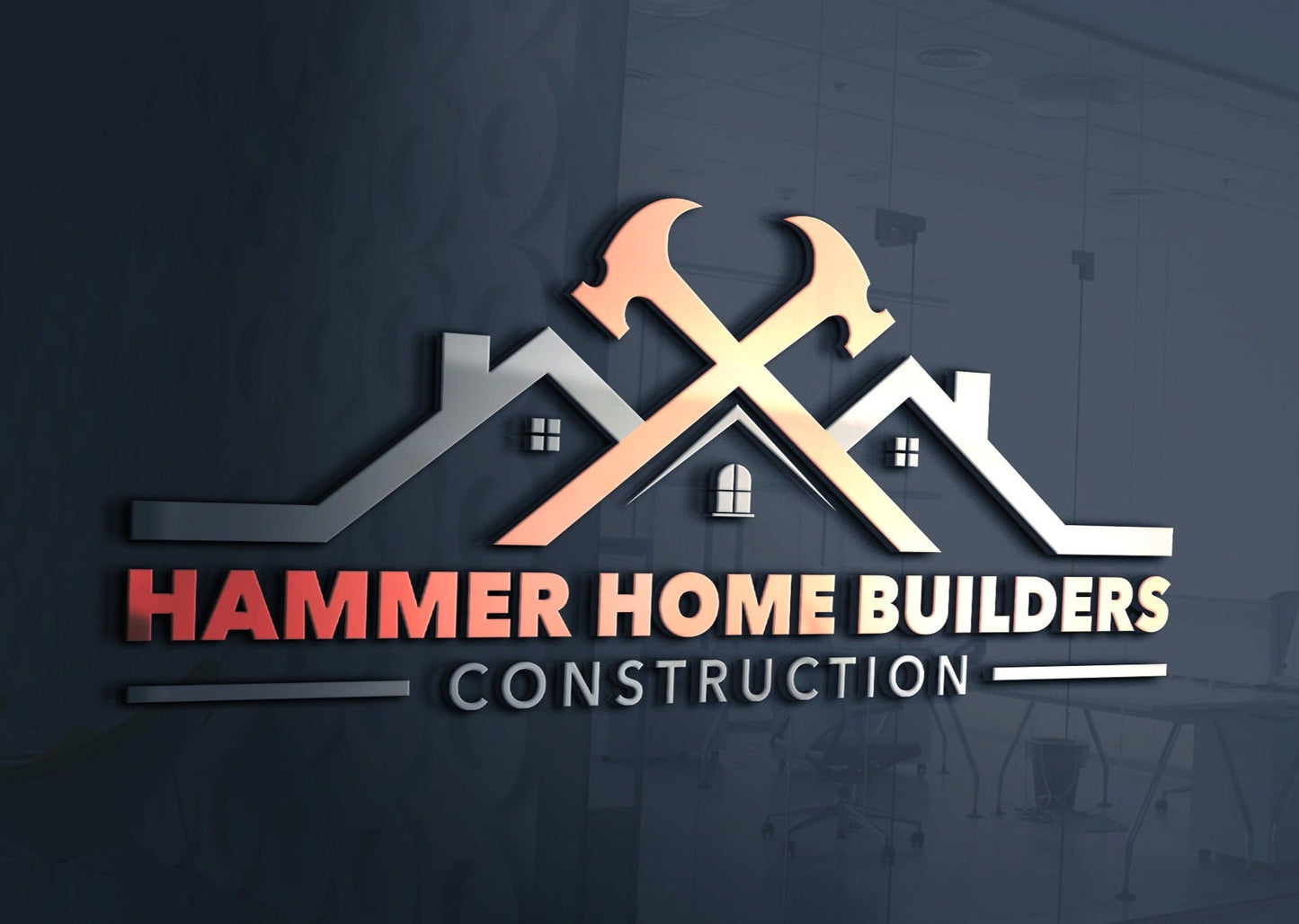 Construction Logo | Real Estate Logo | Logo Design | Real Estate Business | Construction Company | Roofing Logo | Roofers | Real Estate Agent