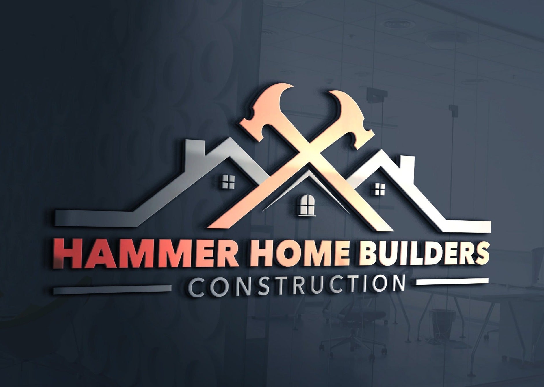 Construction Logo | Real Estate Logo | Logo Design | Real Estate Business | Construction Company | Roofing Logo | Roofers | Real Estate Agent