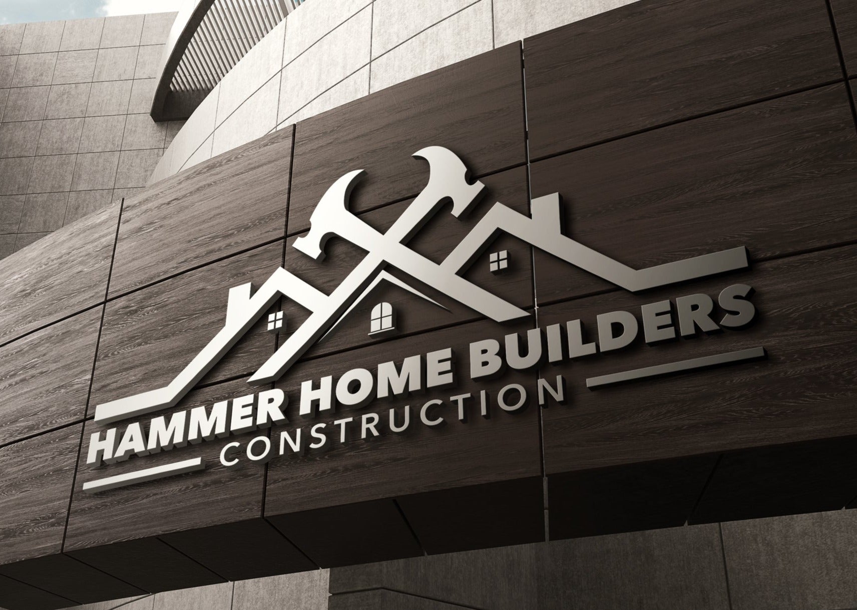Construction Logo | Real Estate Logo | Logo Design | Real Estate Business | Construction Company | Roofing Logo | Roofers | Real Estate Agent