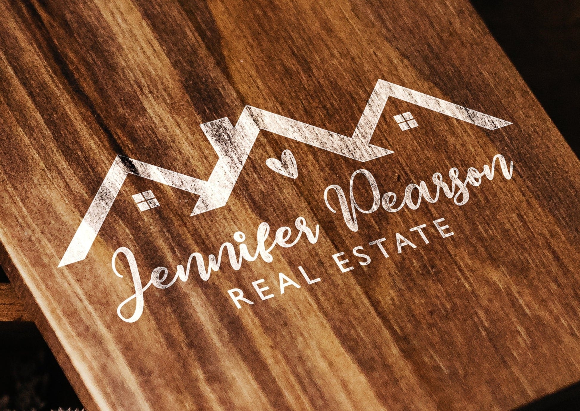 Real Estate Logo Design | Realtor Logo | Personal Branding | Logo Design | Realty | Property Management | Heart Design | Home | House